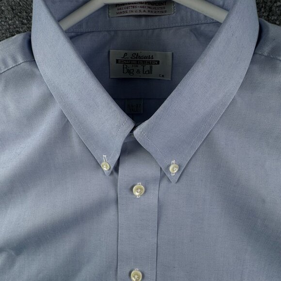 Levis Shirt Mens XL Blue Striped Button Up Cowboy Western Rancher Southwestern - Picture 7 of 13